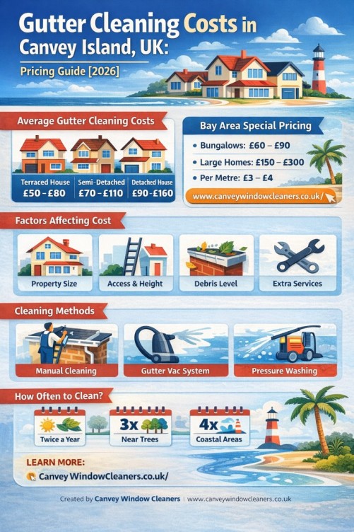 Gutter Cleaning Costs in Canvey Island, UK Pricing Guide