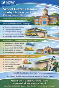 School Gutter Cleaning in Canvey Island UK